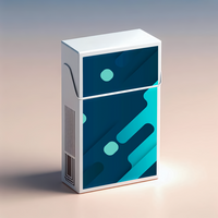 AI generated Pack Of Cigarette Mockup Template Layered PSD