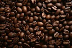 Coffee beans background ,Generative AI photo