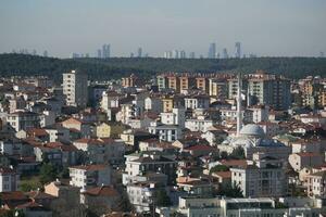 arial ver de Estanbul residencial edificios foto