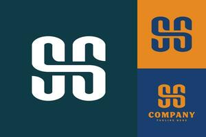 Initial Letters SS Logo Design Vector Template