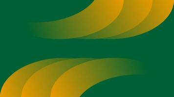 Vector abstract green background with waves suitable for desktop wallpaper, banner or poster background and so on