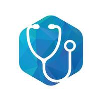 Stethoscope logo. medical icon. health symbol. vector