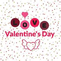 Happy velentines day logo design vector. vector