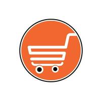 Shopping Chart and Retail  Online Shopping Logo. vector