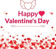 Happy velentines day logo design vector. vector