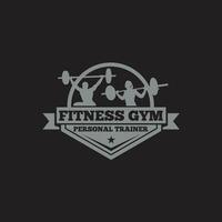 Fitness Gym- Badge -Logo vector