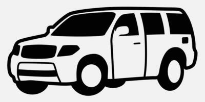 car illustration line art vector