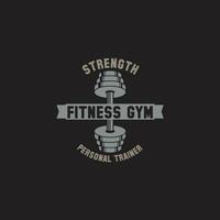 Fitness Gym- Badge -Logo vector