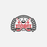 Hockey Logo Badge and Sticker vector