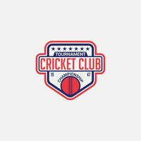 Cricket Logo Badge and Sticker vector