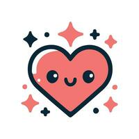 Love Heart Symbol Icons . Love Illustration Vector Hearts