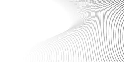 Abstract warped Striped Background. Vector curved twisted slanting, waved lines pattern. Brand new style for your business design