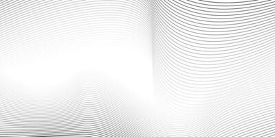 Abstract warped Striped Background. Vector curved twisted slanting, waved lines pattern. Brand new style for your business design