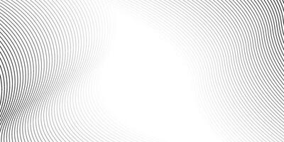 Abstract warped Striped Background. Vector curved twisted slanting, waved lines pattern. Brand new style for your business design