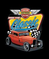 Ride The Classic Retro Design vector