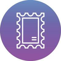 Post Stamp Vector Icon