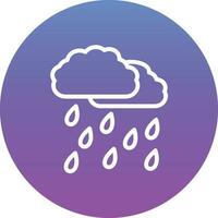 Rain Vector Icon