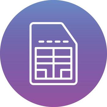 Sim Vector Icon