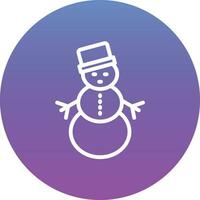 Snowman Vector Icon