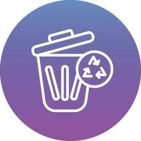 Trash Recycle Vector Icon