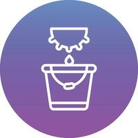 Milk Bucket Vector Icon