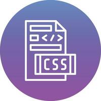 CSS File Vector Icon