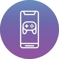 Mobile Game Console Vector Icon