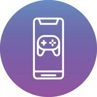 Mobile Game Console Vector Icon