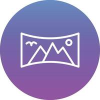 Panoramic Vector Icon