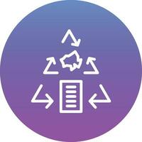 Paper Recycle Vector Icon