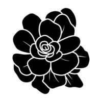 Hand drawn simple flower illustration vector