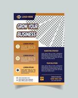 Business Agency Flyer and Modern Design Business Leaflet Creative Agency Poster A4 vector