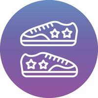 Baby Shoes Vector Icon