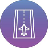 Runway Vector Icon