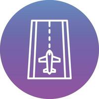 Runway Vector Icon