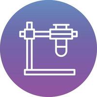 Test Tube Stand Vector Icon