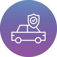 Car Security Vector Icon