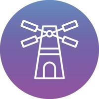 Windmill Vector Icon