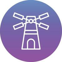 Windmill Vector Icon