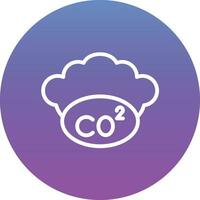 icono de vector de co2