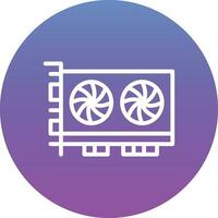 Graphics Card Vector Icon