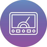 Voltmeter Vector Icon