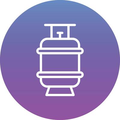 Gas Cylinder Vector Icon