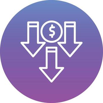 Price Decrease Vector Icon