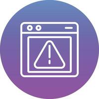 Error Vector Icon