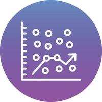 Scatter Graph Vector Icon