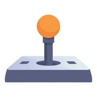 Joystick pad icon cartoon vector. Game device vector