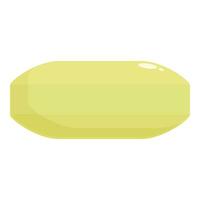 Green soap icon cartoon vector. Device foam vector