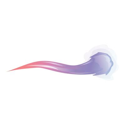 Wave laser gun beam icon cartoon vector. Blaster effect