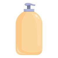 Bottle dispenser icon cartoon vector. Soap wash liquid vector